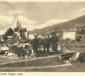 1.	Widok ogólny Mszany Dolnej, lata 30-te XX w., Cyfrowa Biblioteka Narodowa 