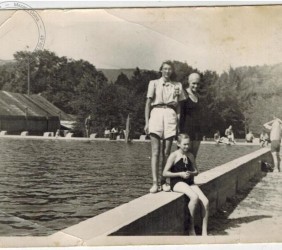 24.	Odkryty basen w Mszanie Dolnej, lata 30-te XX w, fot.archiwum Anny Kadłubek