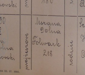 14.	 Jechet Rachela Sch&auml;chter (born 1930) in the archives of the Girls&rsquo; School in Mszana Dolna.