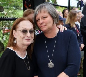 Leba Stern Sonneberg at the 80th anniversary of the Holocaust in Mszana Dolna