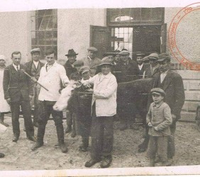 21. Rzeźnia mszańska, 1936 rok. Pracowały w niej rodziny Turnerów i Sztambergerów zdj. A.Kadłubek