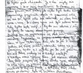 List Mosze Jereda do Wacławików z 1965 r. Za udostępnienie dziękujemy córce Państwa Wacławików, Zofii Kowalczyk