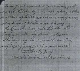 List Józefa Wacławika do Mosze Jereda str.2