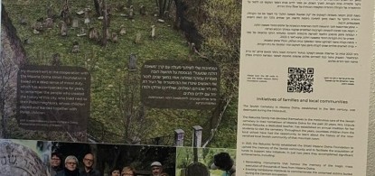 Sztetl Mszana Dolna na wystawie "Strażnicy pamięci" w Jerozolimie