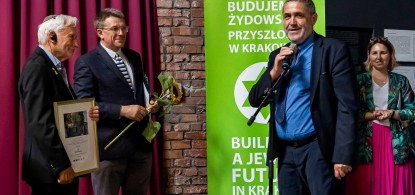 Fotoreportaż Żydowskiego Muzeum Galicja z gali nagrody "Chroniąc pamięć"