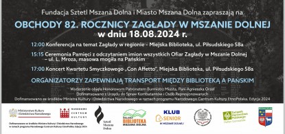 Gorce24 zapraszają na organizowane przez nas obchody 82. Rocznicy Zagłady 
