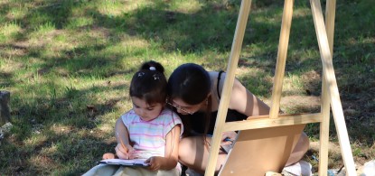 Gorce24 piszą o naszych warsztatach malarskich na cmentarzu żydowskim 