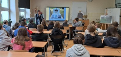 Meeting within the framework of the project &lsquo;The Story of the Jewish Cemetery in Mszana Dolna. Edition 2024" - this time in the Primary School No. 1 in Mszana Dolna
