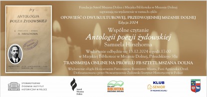 Portal gorczański zaprasza na nasze czytanie poezji żydowskich