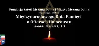 Zapraszamy do udziału w obchodach Dnia Pamięci o Ofiarach Holokaustu 
