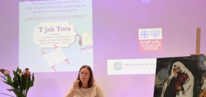 "The sum of your word is truth" - meeting about the Torah with Sister Katarzyna Kowalska, PhD