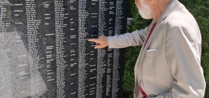 Wizyta ocalonego przez rodzinę Drożdż&oacute;w z Dobrej