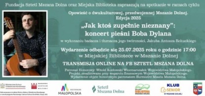 Zapraszamy na koncert pieśni Boba Dylana! 