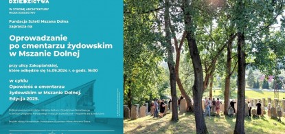 Nasz udział w Europejskich Dniach Dziedzictwa - oprowadzanie po wyremontowanym cmentarzu żydowskim 