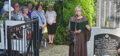 Talking about the past means hope for the future. Commemoration of the 83rd anniversary of the Holocaust in Mszana Dolna