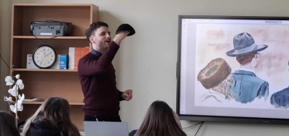 &lsquo;The Jewish cemetery in Mszana Dolna &ndash; our treasure and our responsibility&rsquo; &ndash; promotion of our publication during meetings in schools