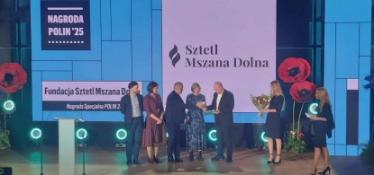 Tv28 o Nagrodzie Specjalnej Polin 2025 dla naszej Fundacji 