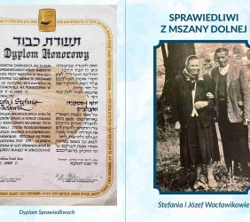 Folderek informacyjny o mszańskich Sprawiedliwych cz1.
