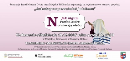 Zapraszamy na ostatnie w tym roku wydarzenie w "Autostopem przez świat judaizmu" - tematem będą niguny 