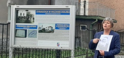 Zaproszenie na spotkanie w miejscu mszańskiej synagogi