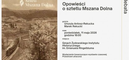 Żydowski Instytut Historyczny zaprasza na spotkanie z nami 